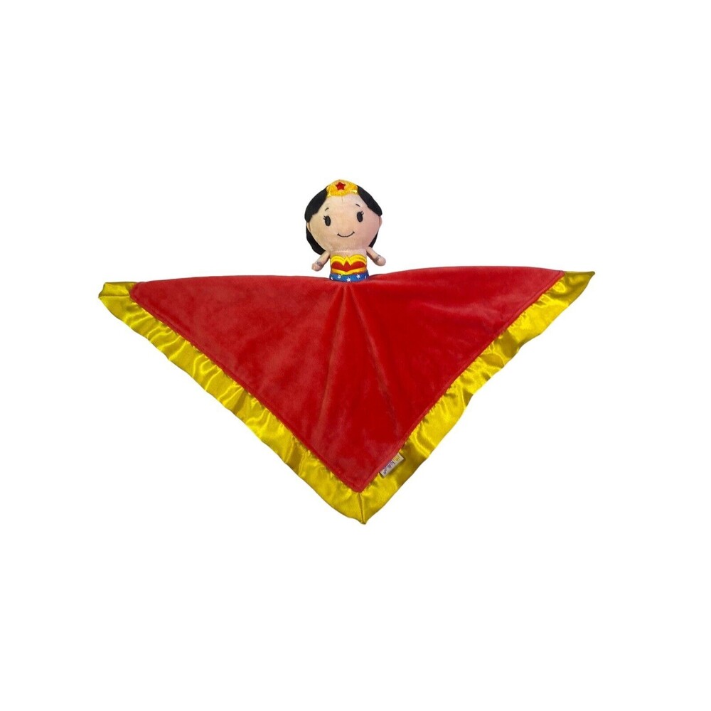 Wonder Woman Baby Security Blanket Plush DC Comics Lovey By Hallmark Itty Bittys - Picture 5 of 12